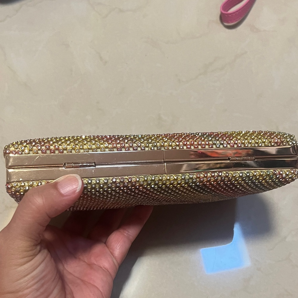 Multicolor Rhinestone Clutch - Picture 5 of 9